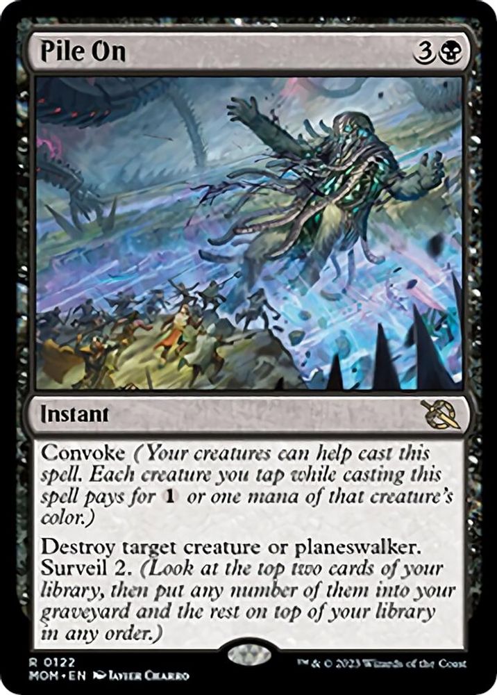 2023 Magic: The Gathering: March of the Machine (MOM) - Pile On (#122, Rare) (, Near Mint)