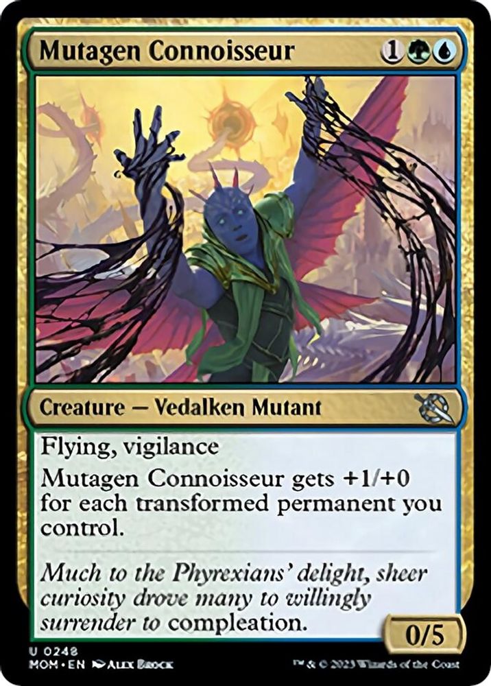 2023 Magic: The Gathering: March of the Machine (MOM) - Mutagen Connoisseur (#248, Uncommon) (, Near Mint)