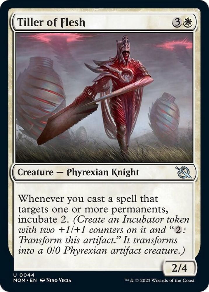 2023 Magic: The Gathering: March of the Machine (MOM) - Tiller of Flesh (#44, Uncommon) (, Near Mint)