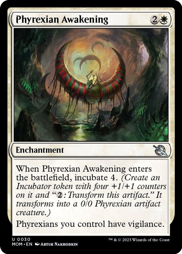 2023 Magic: The Gathering: March of the Machine (MOM) - Phyrexian Awakening (#30, Uncommon) (, Near Mint)