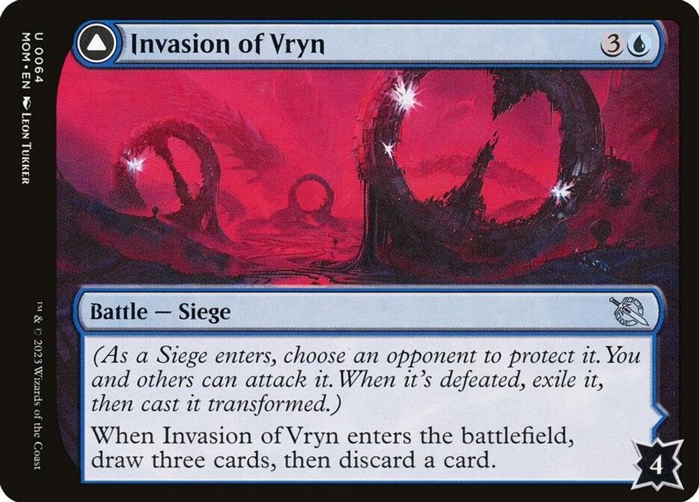 2023 Magic: The Gathering: March of the Machine (MOM) - Invasion of Vryn (#64, Uncommon) (, Near Mint)