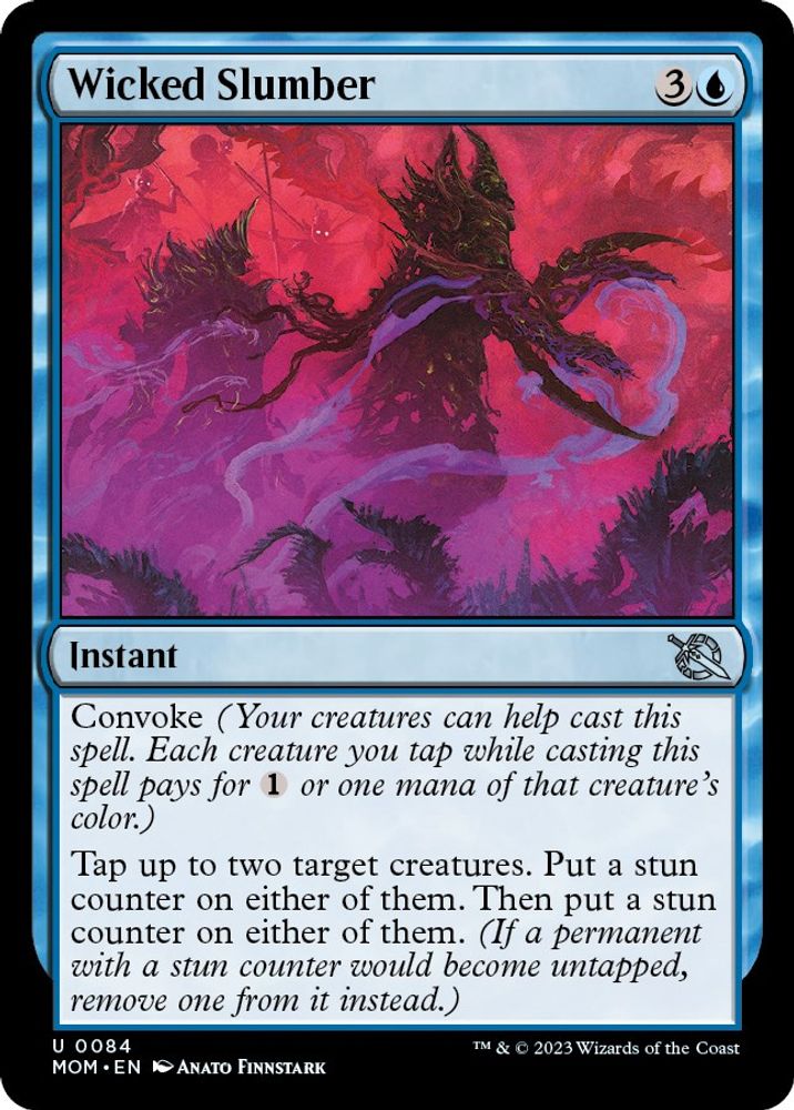 2023 Magic: The Gathering: March of the Machine (MOM) - Wicked Slumber (#84, Uncommon) (, Near Mint)