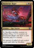 2023 Magic: The Gathering: March of the Machine (MOM) - Stormclaw Rager (#254, Uncommon) (, Near Mint)