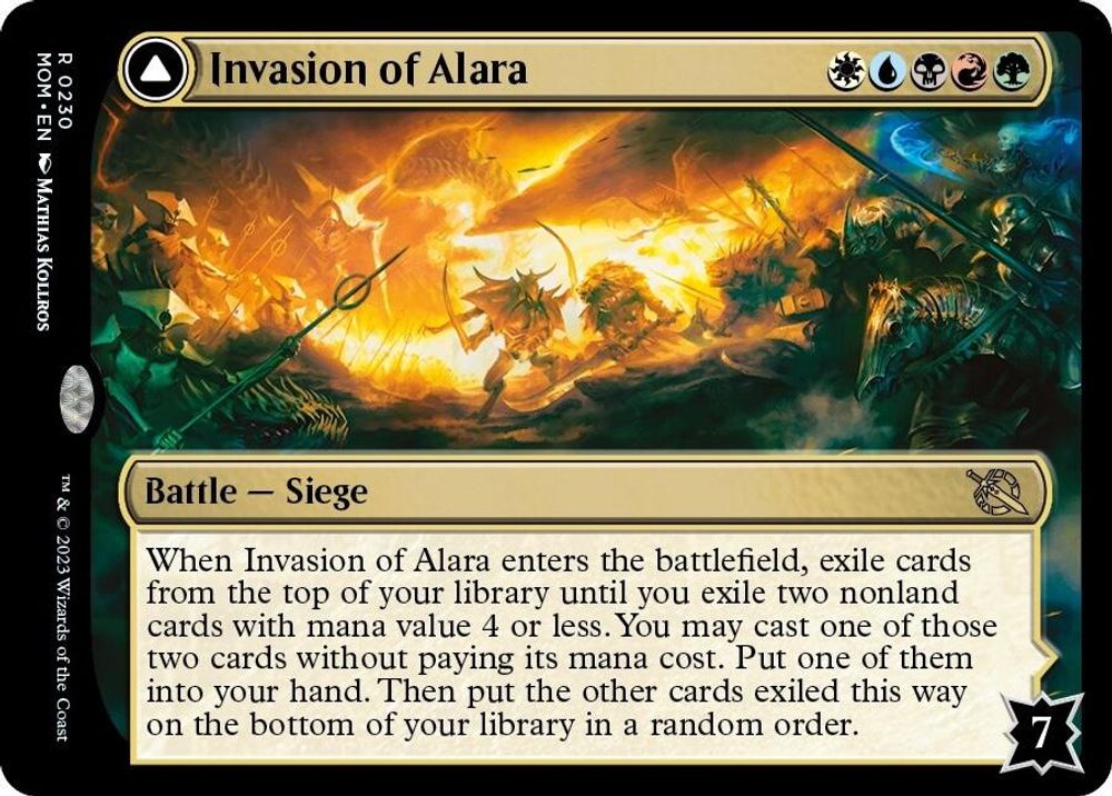 2023 Magic: The Gathering: March of the Machine (MOM) - Invasion of Alara (#230, Rare) (, Near Mint)