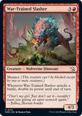 2023 Magic: The Gathering: March of the Machine (MOM) - War Trained Slasher (#172, Common) (, Near Mint)