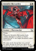 2023 Magic: The Gathering: March of the Machine (MOM) - Attentive Skywarden (#7, Common) (, Near Mint)