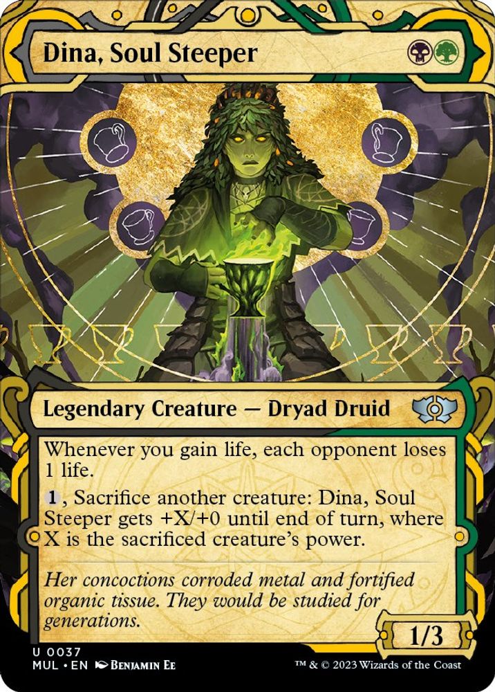 2023 Magic: The Gathering: March of the Machine: Multiverse Legends (MUL) - Dina Soul Steeper (#37, Uncommon) (, Near Mint)