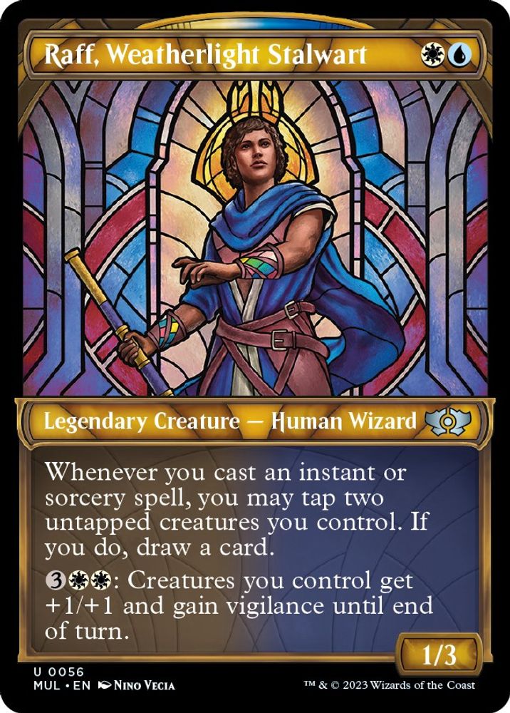 2023 Magic: The Gathering: March of the Machine: Multiverse Legends (MUL) - Raff Weatherlight Stalwart (#56, Uncommon) (, Near Mint)