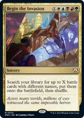2023 Magic: The Gathering: Commander: March of the Machine (MOC) - Begin the Invasion (#79, Mythic Rare) (, Near Mint)