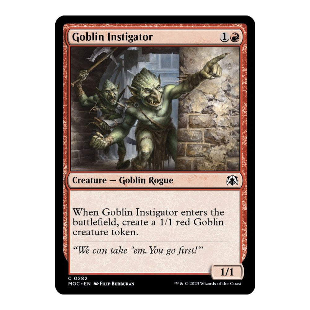 Goblin Instigator - Commander: March of the Machine () - Near Mint -