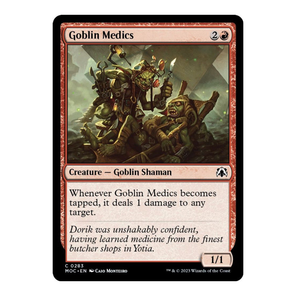 Goblin Medics - Commander: March of the Machine () - Near Mint -