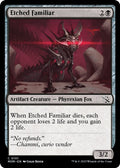 2023 Magic: The Gathering: March of the Machine (MOM) - Etched Familiar (#101, Common) (, Near Mint)