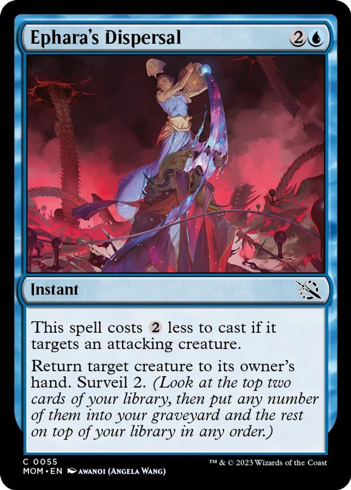 2023 Magic: The Gathering: March of the Machine (MOM) - Epharas Dispersal (#55, Common) (, Near Mint)