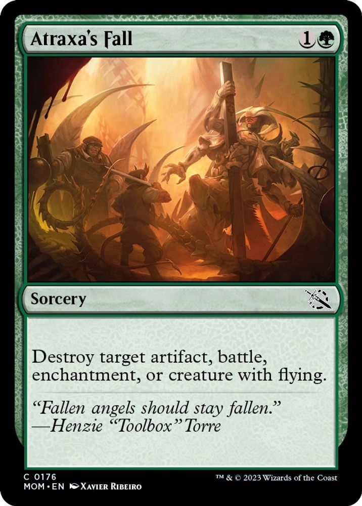 2023 Magic: The Gathering: March of the Machine (MOM) - Atraxas Fall (#176, Common) (, Near Mint)