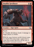 2023 Magic: The Gathering: March of the Machine (MOM) - Onakke Javelineer (#156, Common) (, Near Mint)