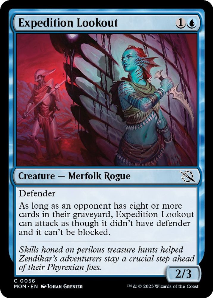 2023 Magic: The Gathering: March of the Machine (MOM) - Expedition Lookout (#56, Common) (, Near Mint)