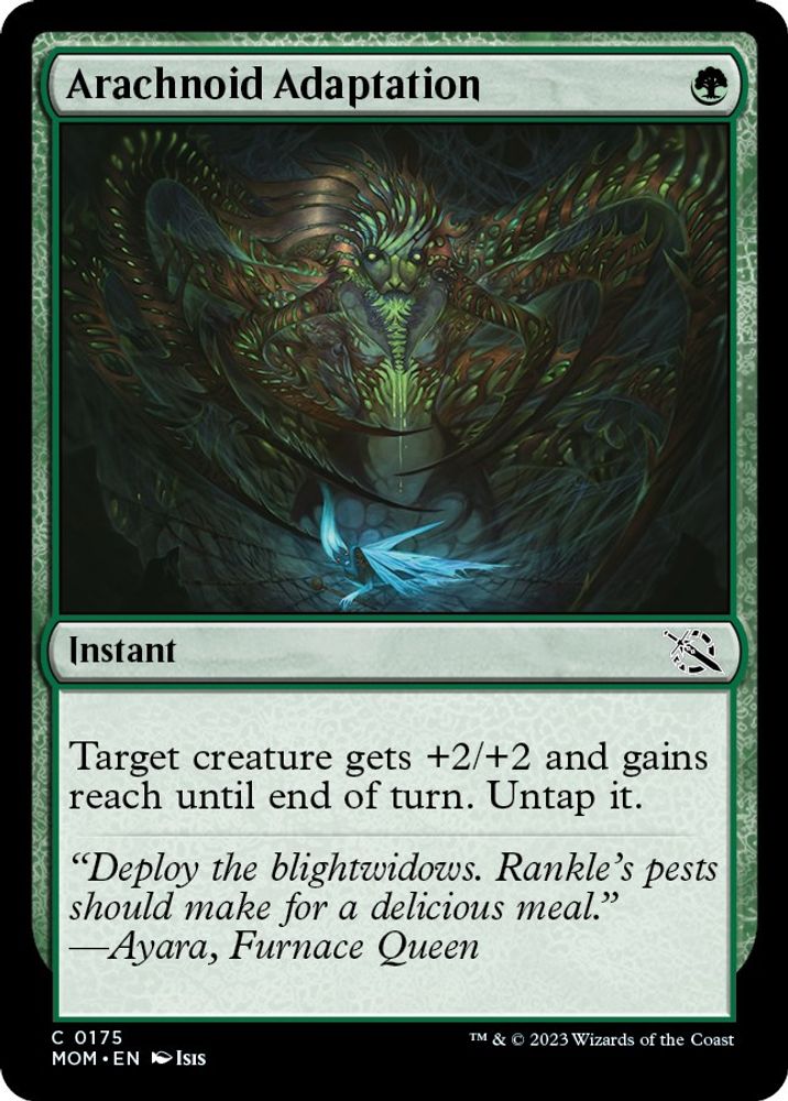 2023 Magic: The Gathering: March of the Machine (MOM) - Arachnoid Adaptation (#175, Common) (, Near Mint)