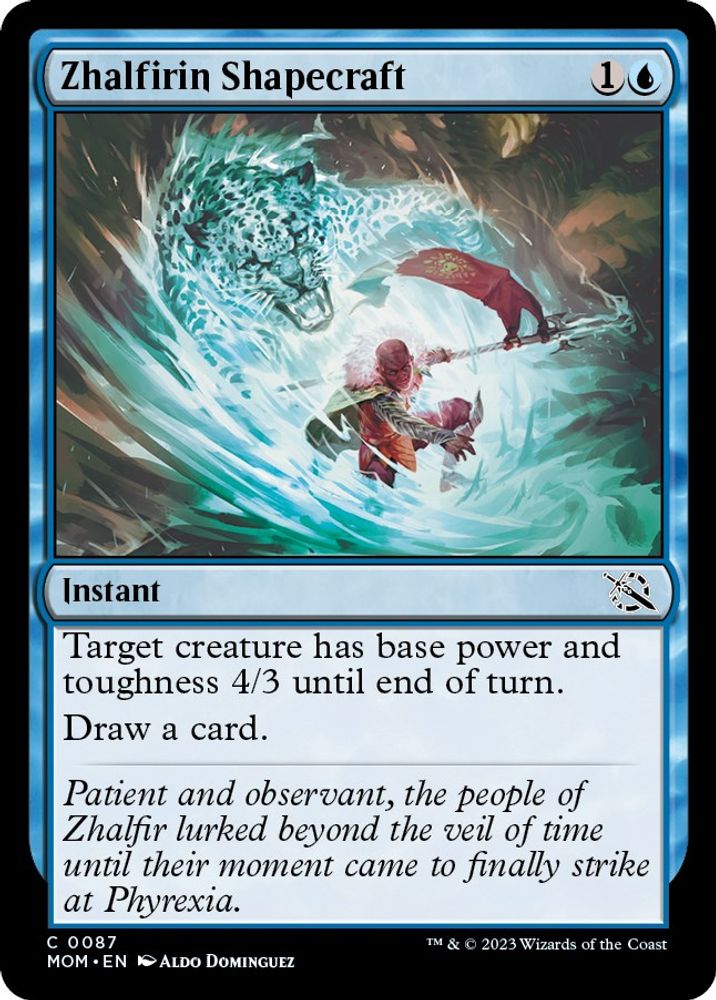 2023 Magic: The Gathering: March of the Machine (MOM) - Zhalfirin Shapecraft (#87, Common) (, Near Mint)
