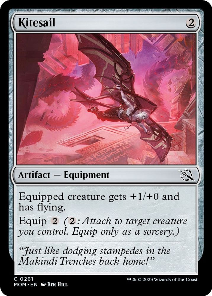 2023 Magic: The Gathering: March of the Machine (MOM) - Kitesail (#261, Common) (, Near Mint)