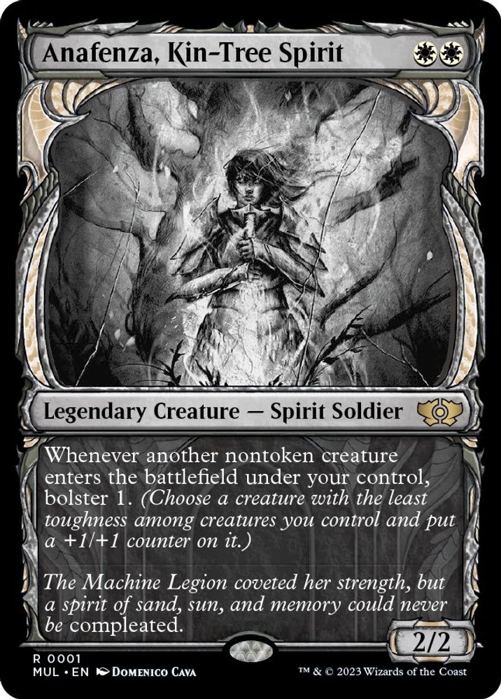 2023 Magic: The Gathering: March of the Machine: Multiverse Legends (MUL) - Anafenza Kin Tree Spirit (#1, Rare) (, Near Mint)