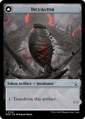2023 Magic: The Gathering: March of the Machine (MOM) - Incubator 0018 Phyrexian 0018 Double Sided Token (#18, T) (, Near Mint)