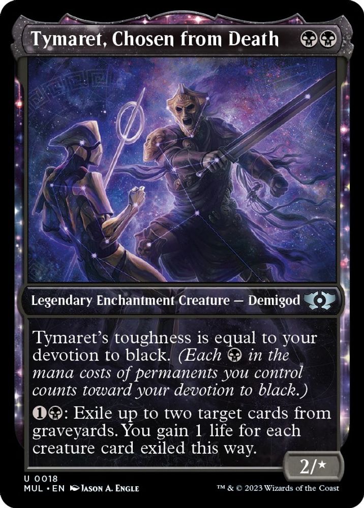 2023 Magic: The Gathering: March of the Machine: Multiverse Legends (MUL) - Tymaret Chosen from Death (#18, Uncommon) (, Near Mint)