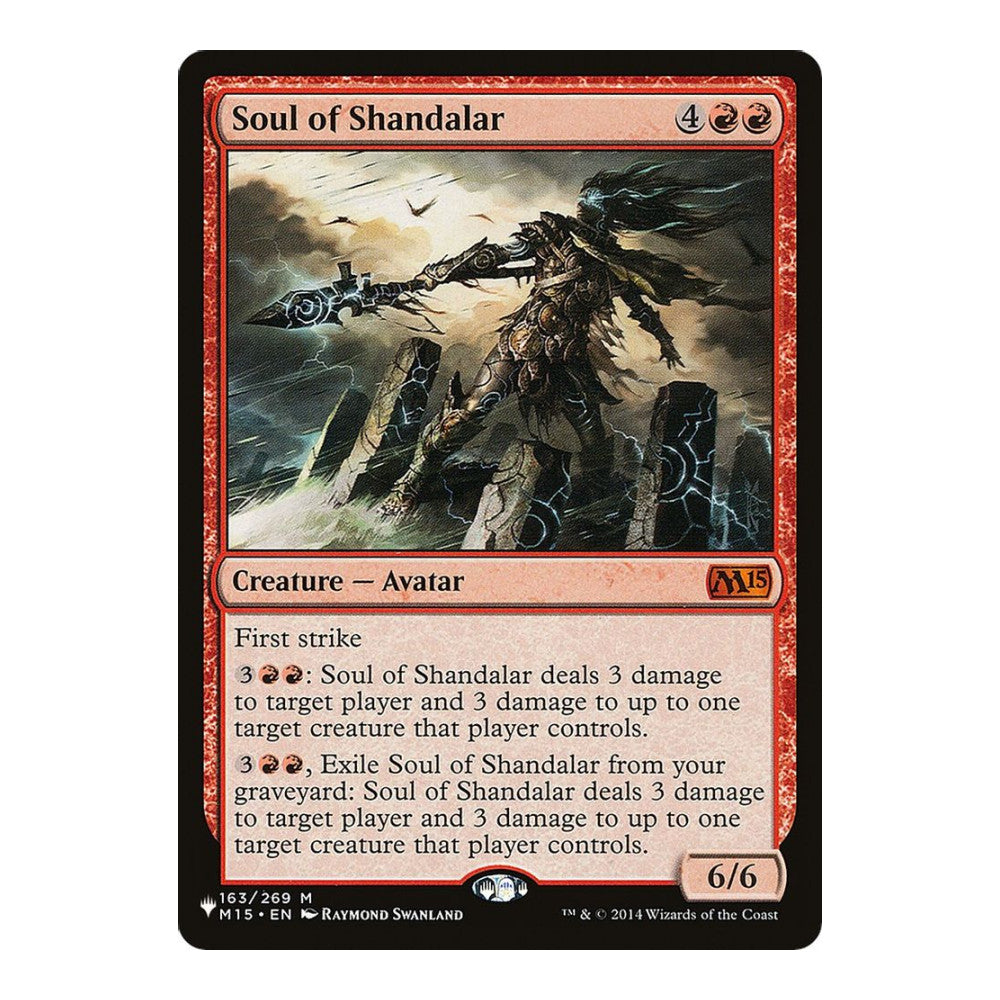 2026 Magic: The Gathering: The List Reprints (LIST) - Soul of Shandalar (#163/269, Mythic Rare) (, Near Mint)