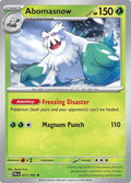 2023 Pokemon: SV02: Paldea Evolved (PAL) - Abomasnow (#011/193, Rare) (Holofoil, Near Mint)