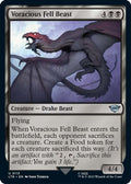 2023 Magic: The Gathering: Universes Beyond: The Lord of the Rings: Tales of Middle-earth (LTR) - Voracious Fell Beast (#113, Uncommon) (, Near Mint)