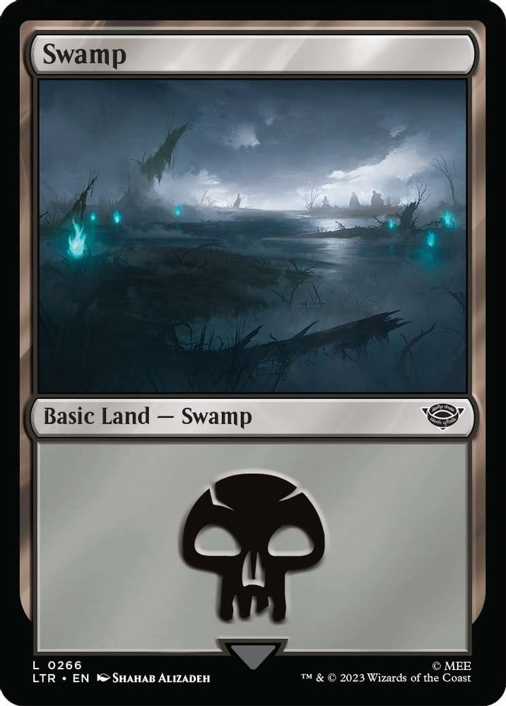 2023 Magic: The Gathering: Universes Beyond: The Lord of the Rings: Tales of Middle-earth (LTR) - Swamp 0266 (#266, Land) (, Near Mint)