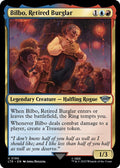 2023 Magic: The Gathering: Universes Beyond: The Lord of the Rings: Tales of Middle-earth (LTR) - Bilbo Retired Burglar (#196, Uncommon) (, Near Mint)