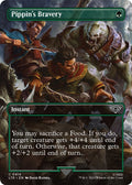 2023 Magic: The Gathering: Universes Beyond: The Lord of the Rings: Tales of Middle-earth (LTR) - Pippins Bravery Borderless (#414, Common)