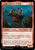 2023 Magic: The Gathering: Universes Beyond: The Lord of the Rings: Tales of Middle-earth (LTR) - Gimli Counter of Kills (#129, Uncommon) (, Near Mint)