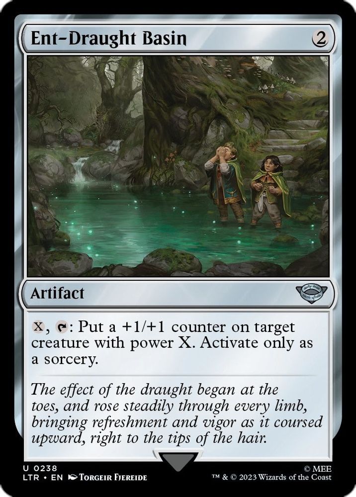 2023 Magic: The Gathering: Universes Beyond: The Lord of the Rings: Tales of Middle-earth (LTR) - Ent Draught Basin (#238, Uncommon) (, Near Mint)