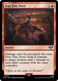 2023 Magic: The Gathering: Universes Beyond: The Lord of the Rings: Tales of Middle-earth (LTR) - Fear Fire Foes (#125, Uncommon) (, Near Mint)