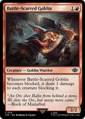 2023 Magic: The Gathering: Universes Beyond: The Lord of the Rings: Tales of Middle-earth (LTR) - Battle Scarred Goblin (#115, Common) (, Near Mint)