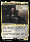 2023 Magic: The Gathering: Universes Beyond: The Lord of the Rings: Tales of Middle-earth (LTR) - Denethor Ruling Steward (#198, Uncommon) (, Near Mint)