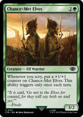 2023 Magic: The Gathering: Universes Beyond: The Lord of the Rings: Tales of Middle-earth (LTR) - Chance Met Elves (#157, Common) (, Near Mint)