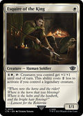2023 Magic: The Gathering: Universes Beyond: The Lord of the Rings: Tales of Middle-earth (LTR) - Esquire of the King (#13, Common)