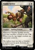 2023 Magic: The Gathering: Universes Beyond: The Lord of the Rings: Tales of Middle-earth (LTR) - Nimble Hobbit (#23, Common) (, Near Mint)