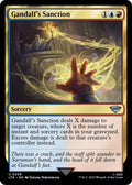 2023 Magic: The Gathering: Universes Beyond: The Lord of the Rings: Tales of Middle-earth (LTR) - Gandalfs Sanction (#208, Uncommon) (, Near Mint)