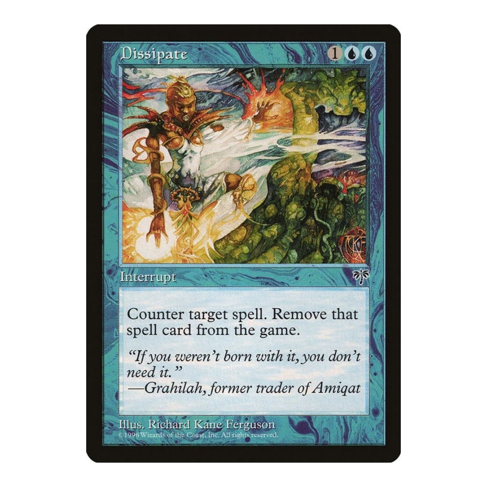 1996 Magic: The Gathering: Mirage (MIR) - Dissipate (#61, Uncommon) (, Near Mint)