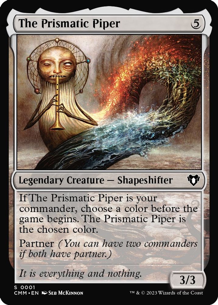 2023 Magic: The Gathering: Commander Masters (CMM) - The Prismatic Piper (#1, Special) (, Near Mint)