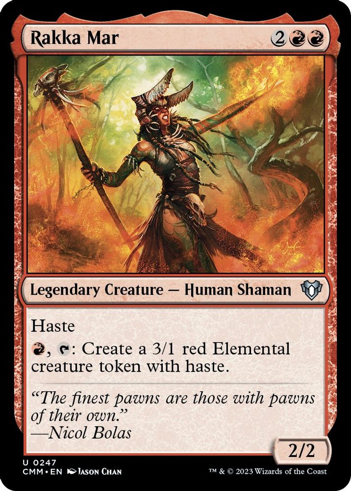 2023 Magic: The Gathering: Commander Masters (CMM) - Rakka Mar (#247, Uncommon) (Foil, Near Mint)