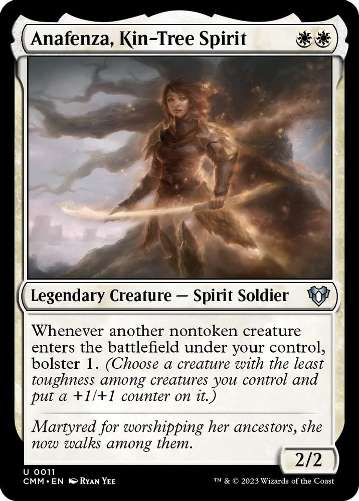2023 Magic: The Gathering: Commander Masters (CMM) - Anafenza Kin Tree Spirit (#11, Uncommon) (, Near Mint)