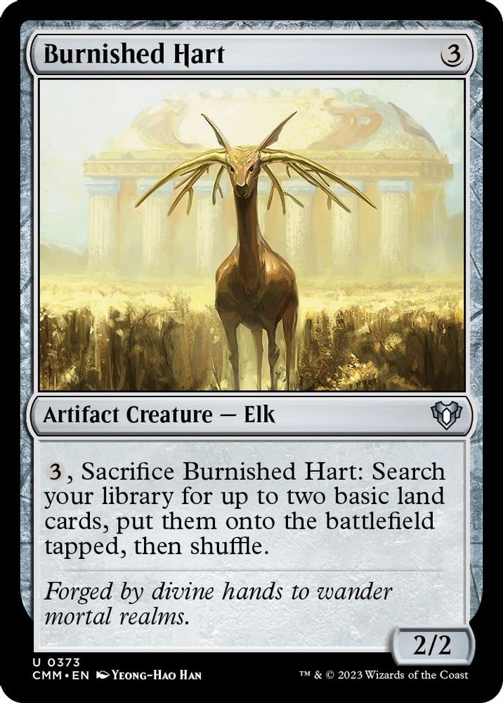 2023 Magic: The Gathering: Commander Masters (CMM) - Burnished Hart (#373, Uncommon) (, Near Mint)