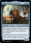 2023 Magic: The Gathering: Commander Masters (CMM) - Kaho Minamo Historian (#101, Uncommon)