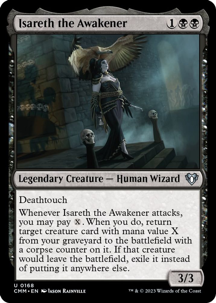 2023 Magic: The Gathering: Commander Masters (CMM) - Isareth the Awakener (#168, Uncommon) (, Near Mint)