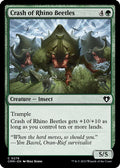 2023 Magic: The Gathering: Commander Masters (CMM) - Crash of Rhino Beetles (#279, Common) (, Near Mint)