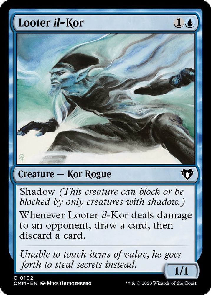 2023 Magic: The Gathering: Commander Masters (CMM) - Looter il Kor (#102, Common)